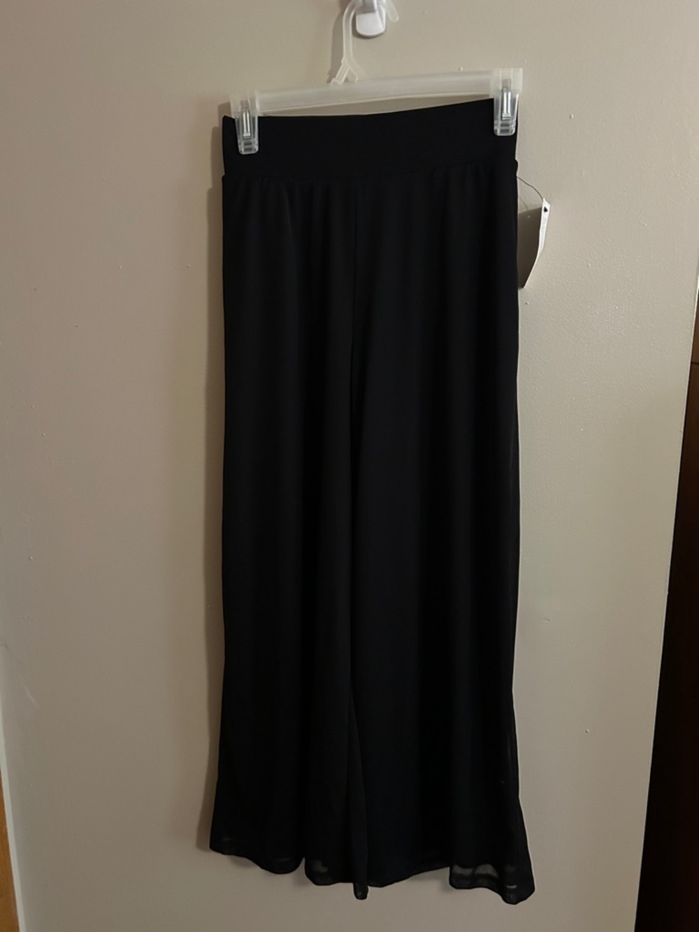 Black Wide Leg Palazzo Pants
